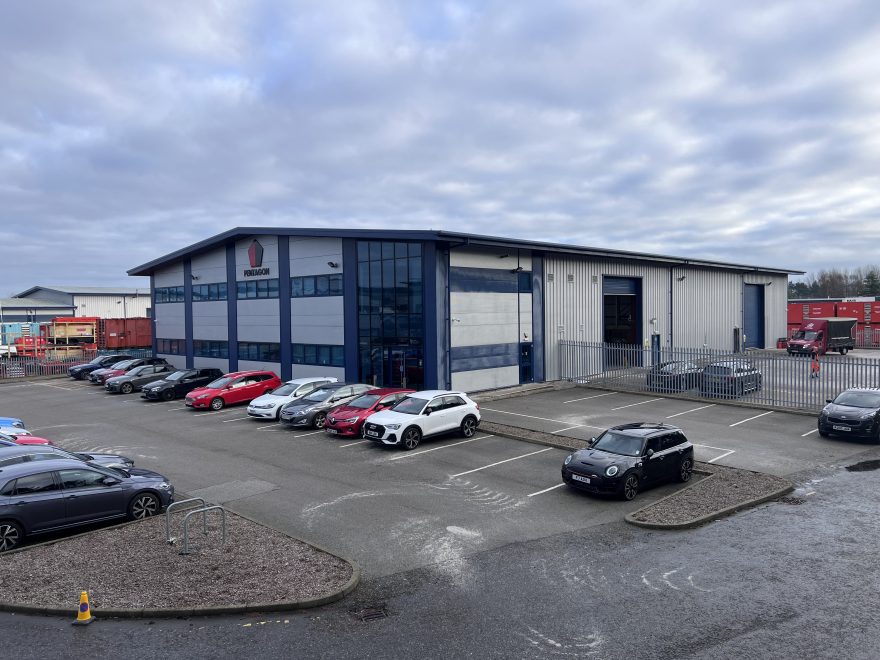 Pentagon Freight’s new office at Kirkhill Commercial Park
